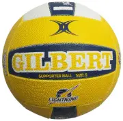 Gilbert Suncorp Super Netball Supporter Ball - Sunshine Coast Lightning - Size 5