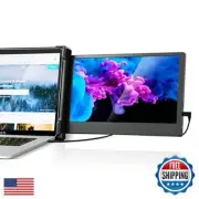 Alecewey Portable Monitor for Laptop Screen Extender Dual Monitor 12 Inch FHD