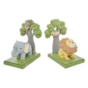 Gibson Gifts Animal Baby Bookend Pair Nursery Book Shelf Home/Room Decor