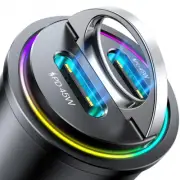 90W USB C Car Charger All Metal Super Fast Car Charger USB C Dual Car Charger