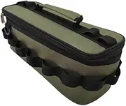 koolsoo Camping Tableware Storage Bag Cooking Utensils Pouch Grill Carrier Outdoor Tools Handbag Organizer for BBQ Party Hiking, Green