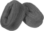 2pcs Steel Wool Roll Jewelry Wire Twine Mesh Hessian Fabric Trellis Rail Picture Hanging Kit Flexible Wool Polish Tool Wood Grind Tool Steel Wire