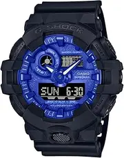 [Casio] GA700BP-1A Mens blue Analog/Digital Watch with Black Band