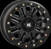 HL23 Wheel Matte Blk 15x7 4/156 5+2 +38mm Kawasaki Teryx KRX 1000 20-22
