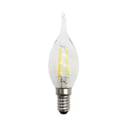 Amonson Lighting NEW 2W LED Angular Candle Bulb E14 CA35 Warm White