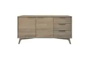 Divano Tyler 166cm Buffet Table 2 Door 3 Drawer Solid Acacia Timber Brushed Smoke
