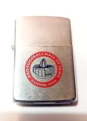 Ultra Rare 1987 NFL Football Hall Of Fame Canton Ohio Zippo Lighter