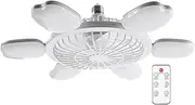 YRTUOP Ceiling Fan Light - Dimmable Fan Light with Remote - Multifunctional Cooling Supplies, Kitchen Lighting Fixtures for Indoor Ventilation