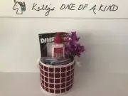 Handmade plastic canvas Gift Basket