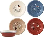 Skater P6P-A Bowl, Set of 4, Plastic, 6.1 inches (15.5 cm), for Kids, 23, Studio Ghibli, Made in Japan