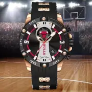 Chic.ago Bulls Fashion Stainless Steel Watch