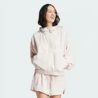 在飛比找momo購物網優惠-【adidas 愛迪達】外套 女款 運動連帽外套 W BLU