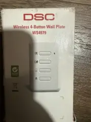 DSC WS4979 / WS4979 (NEW IN BOX) Wireless 4 Button Wall Plate