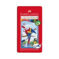 在飛比找momo購物網優惠-【Faber-Castell】輝柏 水性色鉛筆 附水彩筆 鐵