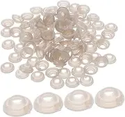 COHEALI Doll Eye Gasket Set 100pcs Small Size Plastic Eyes Nose Doll Gaskets for Plush Animals Craft