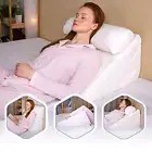 Memory Foam Wedge Pillow Sleeping with Adjustable Head Support Cushion Pillow