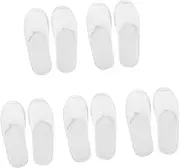 minkissy Disposable Slippers Lightweight Slippers Washable House Slippers Practical Slippers Bride Slippers Fluffy Coral Fleece Slipper Unisex Slippers Spa Platform Slide Yellow Cloth