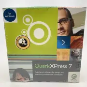 QuarkXPress 7 Windows Sealed Retail Box, Full Version Brand New Free Shipping