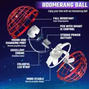 Flying Boomerang Ball With LED Lights