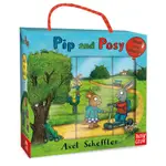 PIP AND POSY BOOK AND BLOCKS SET (1硬頁小書+9個厚紙方塊)(盒裝)/NOSY CROW【三民網路書店】