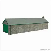 Bachmann 44-0199G Narrow Gauge (OO9) Boston Lodge Engine Shed - Green OO-9 Gauge