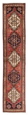 Vintage Hand-knotted Runner Rug 2'2" x 9'4" Traditional Wool Carpet
