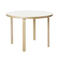 在飛比找北歐櫥窗優惠-Aalto Table round 90A 圓桌（白色桌面、