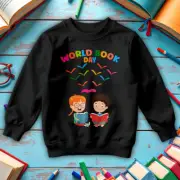 Boy Girl Reading is Magic World Book Day Sweatshirt Jumper Costume Outfits#WBD