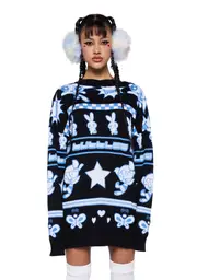 [Dolls Kill x The Powerpuff Girls] Miss Perfect Child Oversized Sweater
