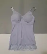 Rhonda Shear Pinup Smoothing Tank With Built-in Bra Size S Purple