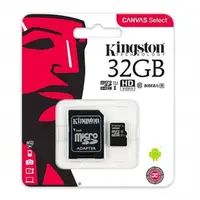 在飛比找蝦皮購物優惠-金士頓 MicroSD 卡 32GB 適配器 Class 1