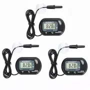3 Pack Aquarium Thermometer Fish Tank Thermometer Digital Thermometer Reptile...