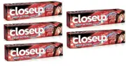 5 x 150g (750g) Close Up Toothpaste Deep Action Clean-12 Hours Fresh Breathe