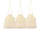 Reusable Mesh Grocery Shopping Bags - Organic Cotton Mesh Tote Bags - Net Far...