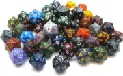 Manufacturing DND Dice Set - D&D Dice - 16mm Assorted Speckled Plastic Polyhe...