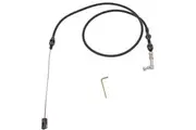 Lokar 36" Hi-Tech Accelerator Cable Black Stainless Steel Housing