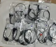 14x 8735-019 Jabra/Alcatel Netcom 3.5m to 3.5mm Jack Cord w/Answer/End/Mute, DHL