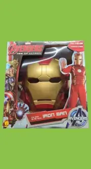 Avengers Halloween Boys Iron Man Large Costume complete Mask age of Ultron