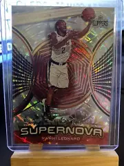 Kawhi Leonard 2020/21 Revolution Supernova Fractal Insert #5 LA Clippers