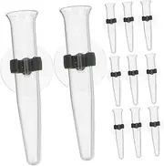 Kisangel Plastic Flower Tubes Vase for Flowers Small Water Pipe Hydroponic Plant Stand Decorative Test Tube Container