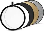 Smallrig 32" 80Cm Photography Reflector 5-In-1 Collapsible Circular Light Ref...