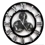 [HOME] 工業風齒輪鐘 40CM 掛鐘 時鐘 LOFT復古羅馬數字時鐘 壁鐘