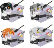 Gamecube Starter Bundle - Controller, Power Adapter, and AV Cable Assorted Color