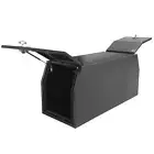 177 x 70 x 82cm Black Flat Aluminium Ute Tool Box Trailer Part Canopy Toolbox