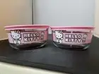 Pyrex Hello Kitty 4-Cup Round Glass Storage Container Pink Airtight Lid