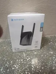 Rock Space AC750 Wireless Signal Dual Band Booster and Wi-Fi Extender -Black