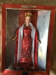 BARBIE DOLL 2000 MILLENIUM, red Gown, Collectors Edition
