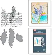 Spellbinders Feather Dream BetterPress Plates & Die Set from The Collaged Birds Collection by Dina Wakley