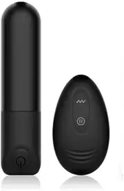 Remote Control Bullet Vibrator, Multi-Speed, Rechargeable, Waterproof, Black Sex Toys Vibrator Dildo Vibrater Sex Toysfemale Adult Toy Rabbit Thrusting Dildo Vibrators For Woman Rabbit Toy Thrusting Vibrator