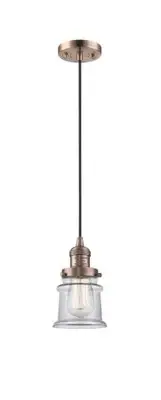 Innovations Lighting 201C Small Canton Small Canton 6"W Mini - Copper